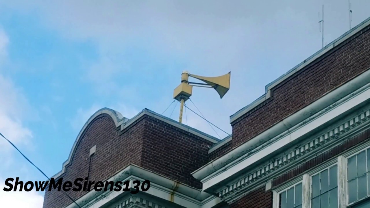 Federal Signal Thunderbolt 1000A Butler, MO 3-6-18 (2018 Missouri Statewide Tornado Drill) - Federal Signal Thunderbolt 1000A Butler, MO 3-6-18 (2018 Missouri Statewide Tornado Drill)