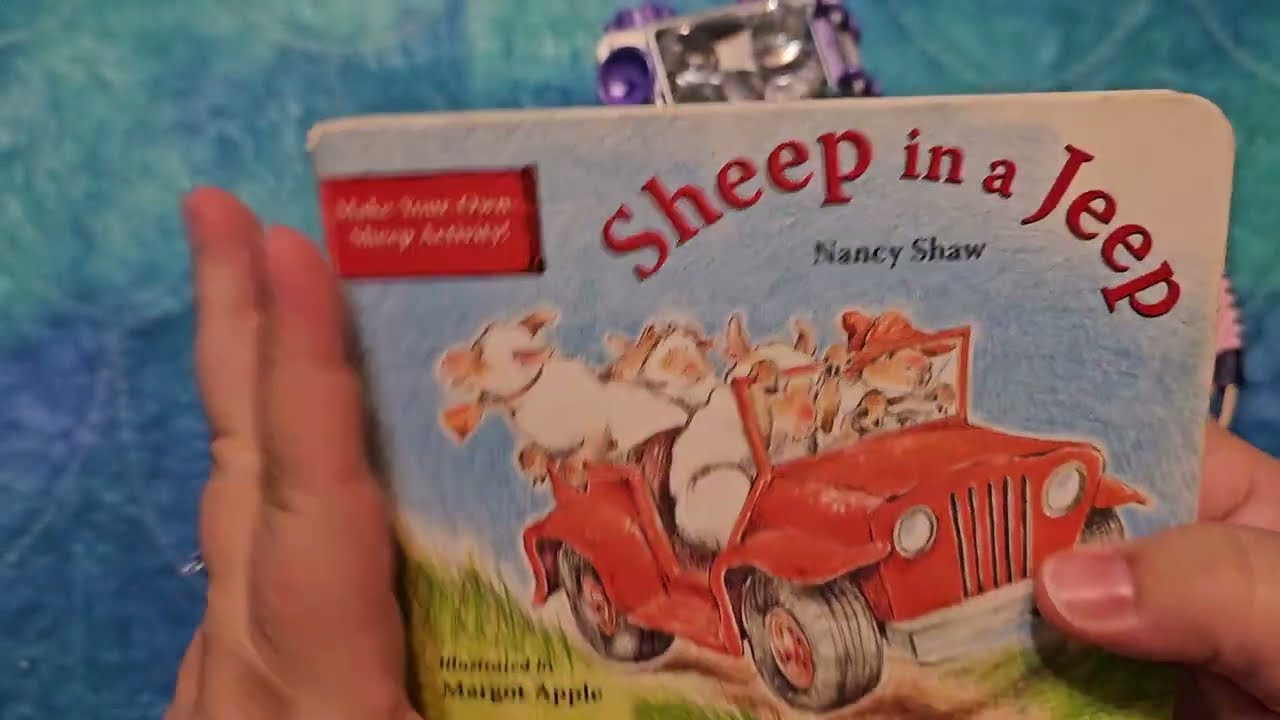 Sheep in a Jeep by Nancy Shaw, illustrated by Margot Apple (read
