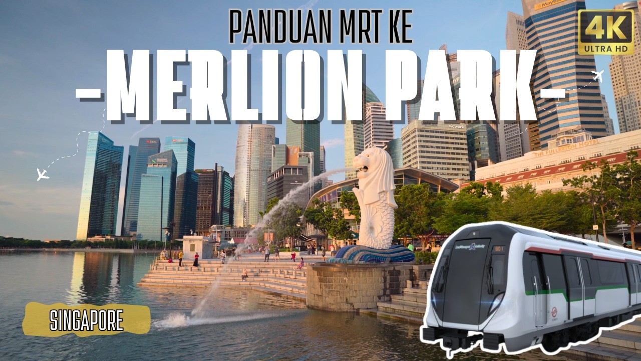 PANDUAN ANTI NYASAR! DARI CHANGI AIRPORT KE MERLION PARK NAIK MRT (KHUSUS PEMULA SINGAPORE!)