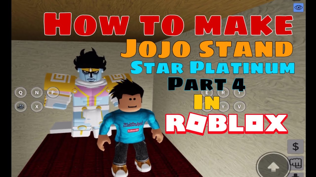 How To Create Part 4 Star Platinum In Jojos Alternate Universe Easy Step By Step Tutorial Roblox Youtube - how to make star platinum in roblox