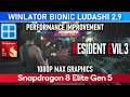 RESIDENT EVIL 3 REMAKE Snapdragon 8 Elite Gen 5 WINLATOR BIONIC LUDASHI Big Improvement