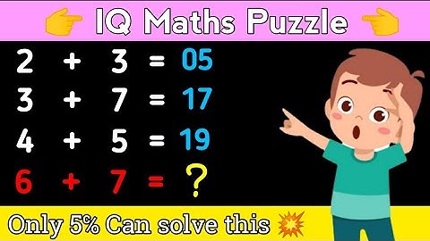 Maths Logical puzzle #19// Maths puzzle with Answer // IQ test //#logicalreasoning #logical #iq