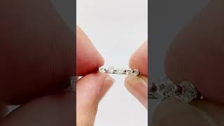 天然ダイヤモンド　5石合計0.50ct　エタニティリング　プラチナ製