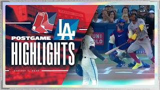 RED SOX HIGHLIGHTS: Red Sox vs. Dodgers - Ceddanne Rafaela Explodes With Multi-Home Run Night