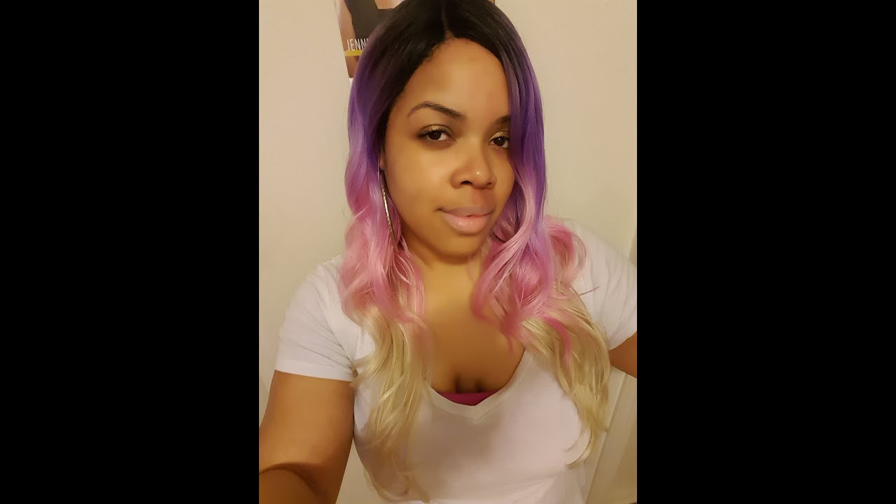 Janet Collection Pastel Wig Zuri and MLC in Violet!! **Summer color fun***