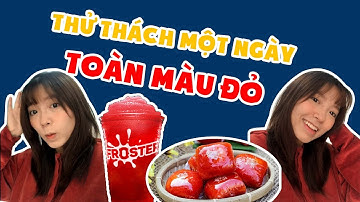 Thử Thách Một Ngày Toàn Màu Đỏ | Pít Ham Ăn | #Shorts