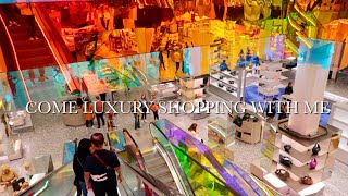 NYC LUXURY SHOPPING VLOG | COME SHOP WITH ME AT SAKS | YSL, CELINE, LOEWE AND MORE | Klarke White
