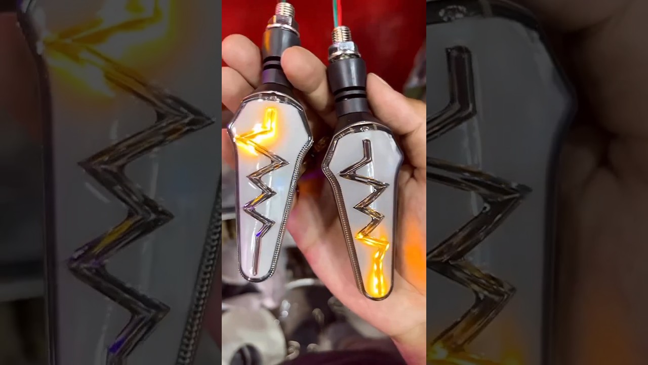 New indicator🔥 2025 top 🤩LED light indicator bike 