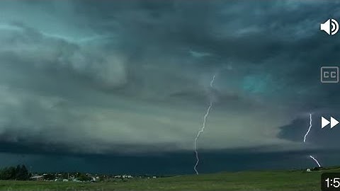 May 21, 2025 LIGHTNING STORMS AT NIGHT - Supercell Storm Time Lapse