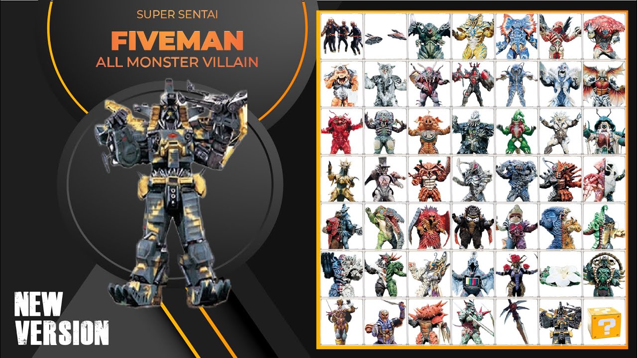 Fiveman All Monster Villain