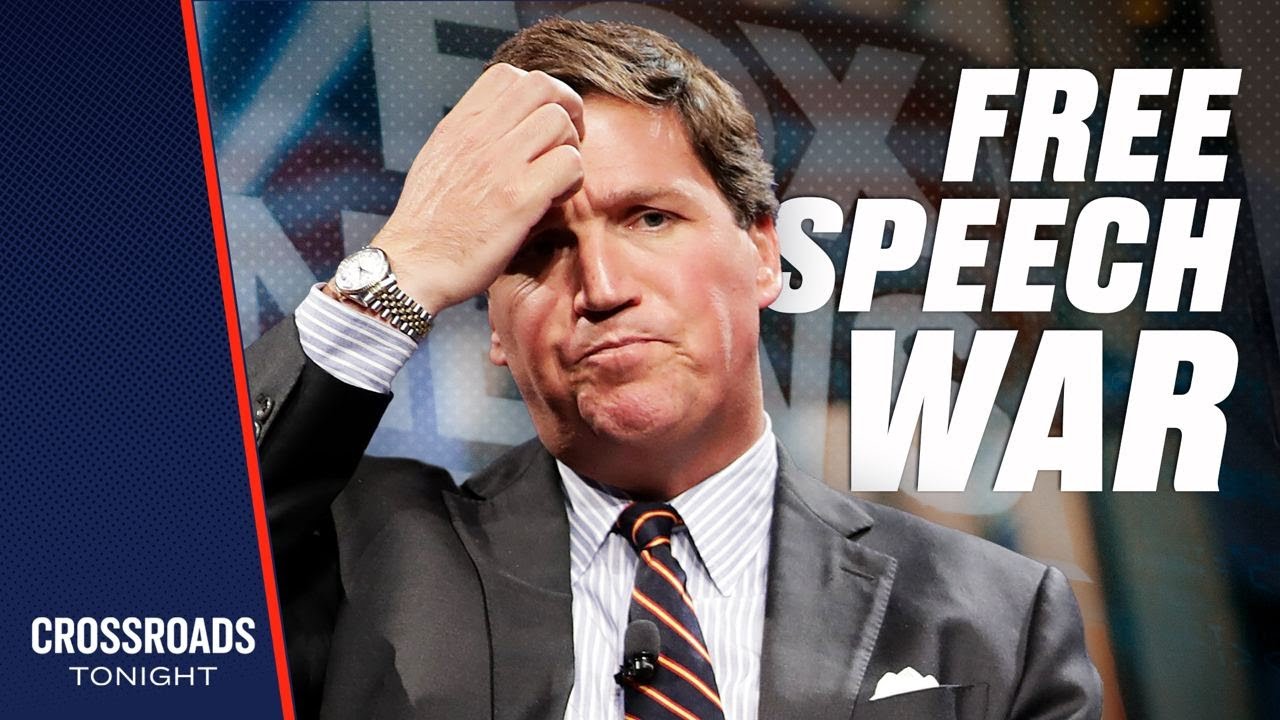 ⁣Tucker Carlson Argues for Free Speech Rights as Fox Threatens Lawsuit