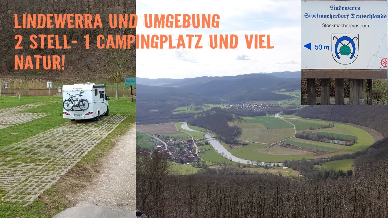 Lindewerra, Bad Sooden- Allendorf  und Umgebung- 2 Stellplätze. 1 Campingplatz und die Teufelskanzel
