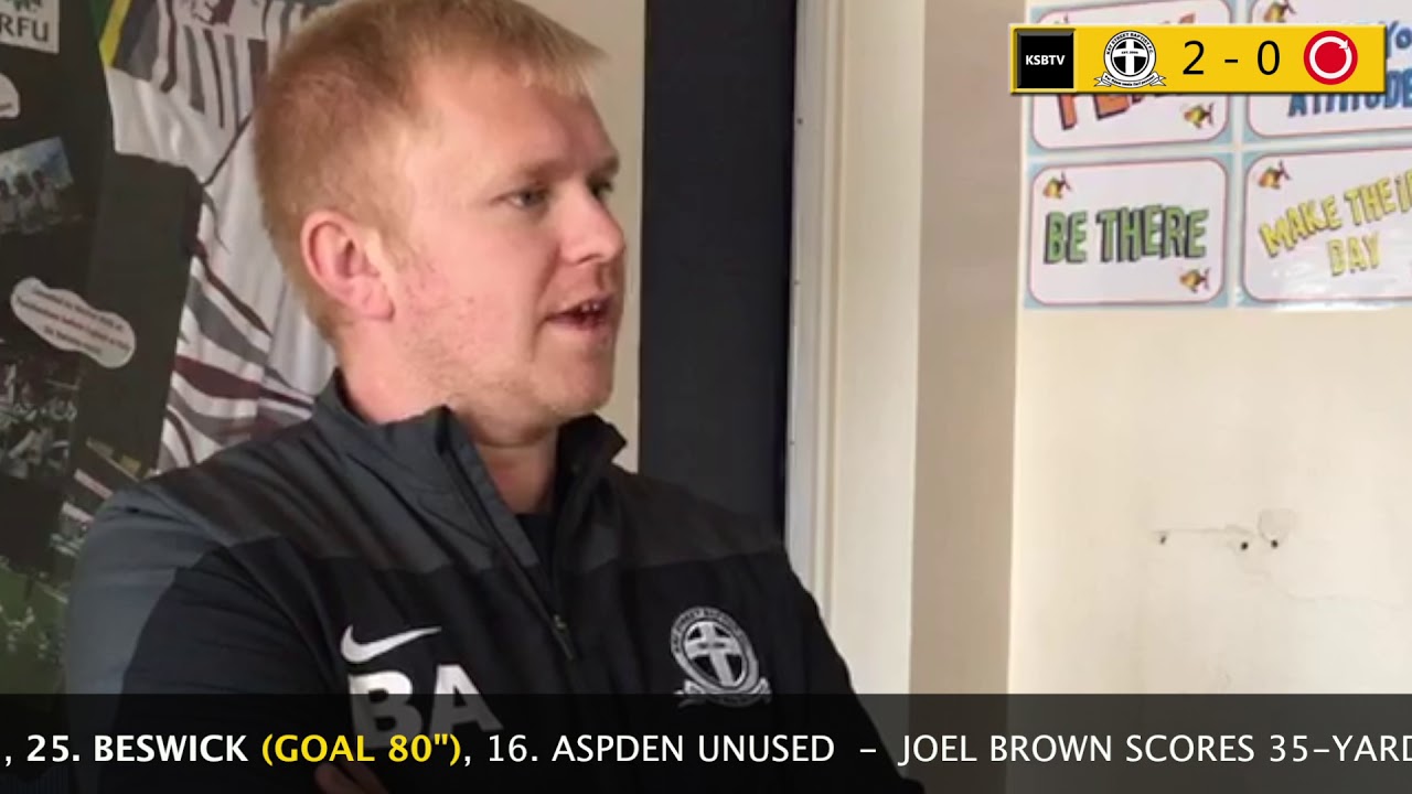 Brett Aspden - KSB United 2-0 Oasis Reds - Interview - 16.9.17