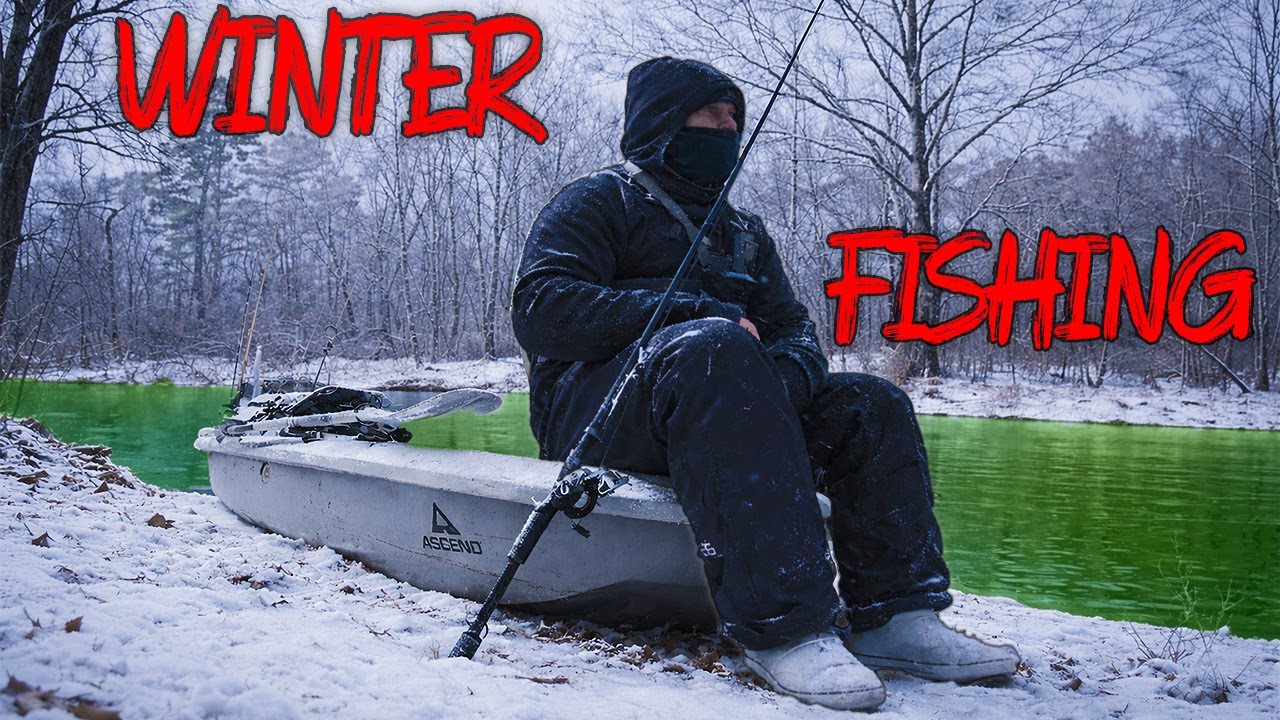 This is what REAL WINTER bass fishing looks like