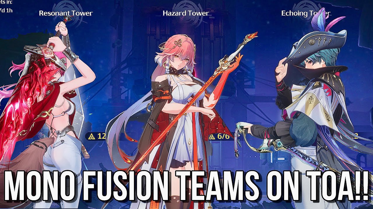 S0R1 Lupa Brant & Changli Mono Fusion Team: Все башни 2.4, Башня невзгод! Грозовые волны 2.4