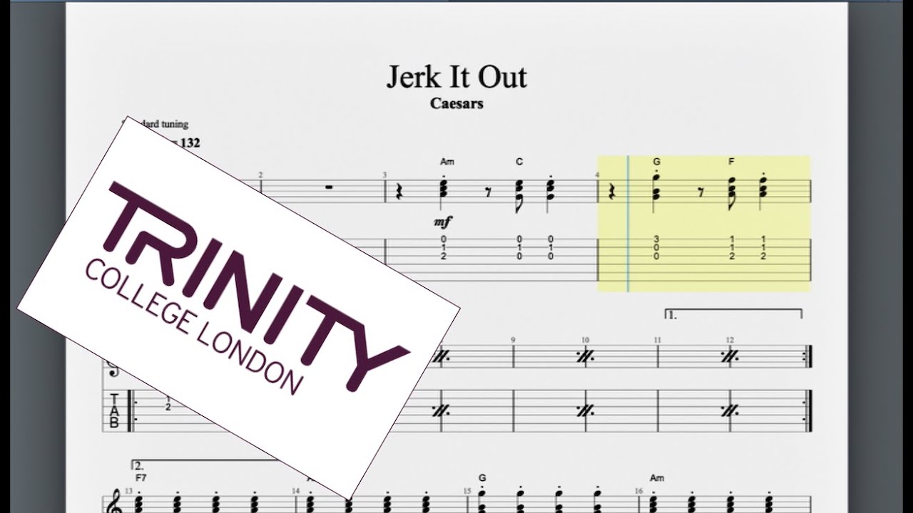 Jerk It Out Trinity Grade 1 Guitar