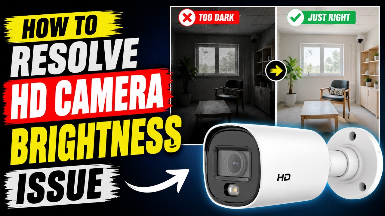 HOW TO SET HD CAMERA BRIGHTNESS - YouTube
