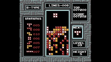 NES Tetris 9-5 Clear (B-Type)