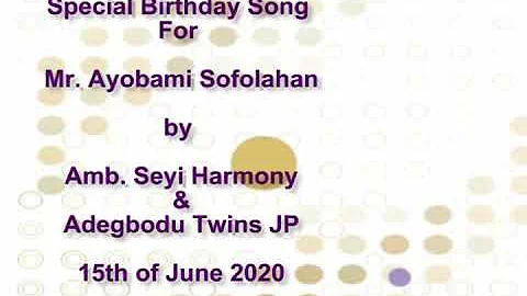 Amb Seyi Harmony & Adegbodu Twins Jp