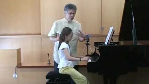 Masterclass Alan Weiss (Mozart sonata in C, K 545)...