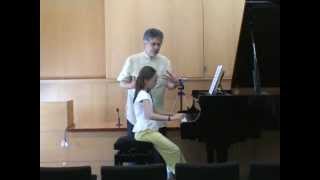 Masterclass Alan Weiss (Mozart sonata in C, K 545) - 1