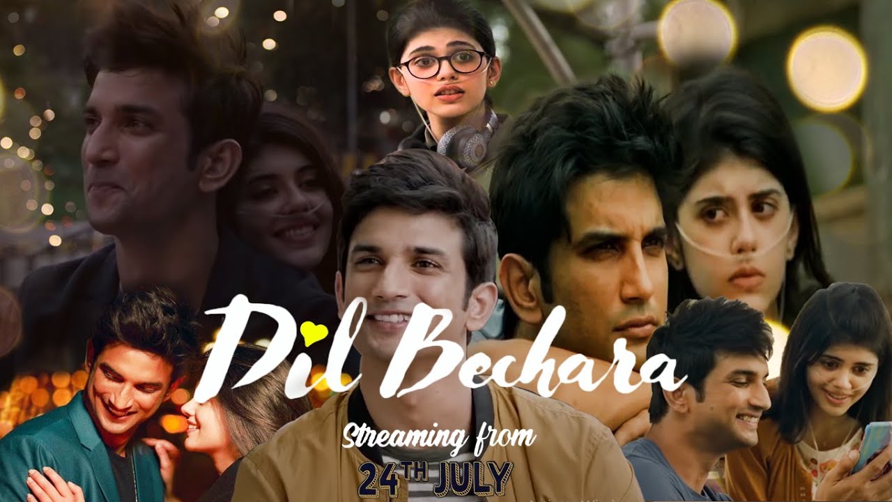 DIL BECHARA POSTER || SUSHANT SINGH RAJPUT || SANJANA SANGHI