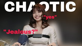 Lisa being hilarious at the lie detector test