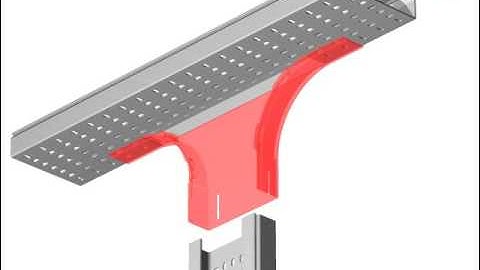 How to carry out a Semi ¨T¨ branch in a vertical surface in Unex insulating cable trays