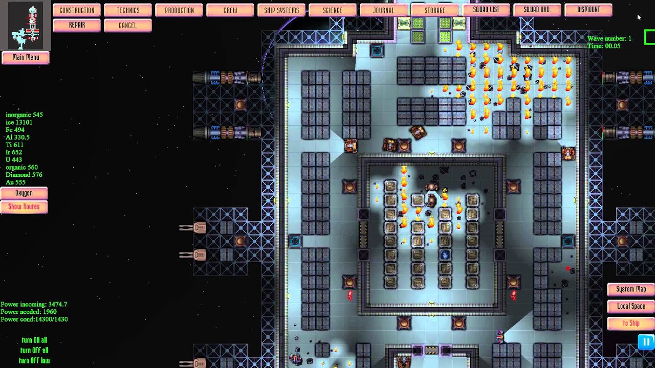 Sol-Ark build # 0.029/36 gameplay video about flight, exploration and space battle