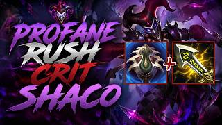 Profane Rush Crit Shaco + Insane Baserace - S16 [League of Legends] Full Gameplay - Infernal Shaco