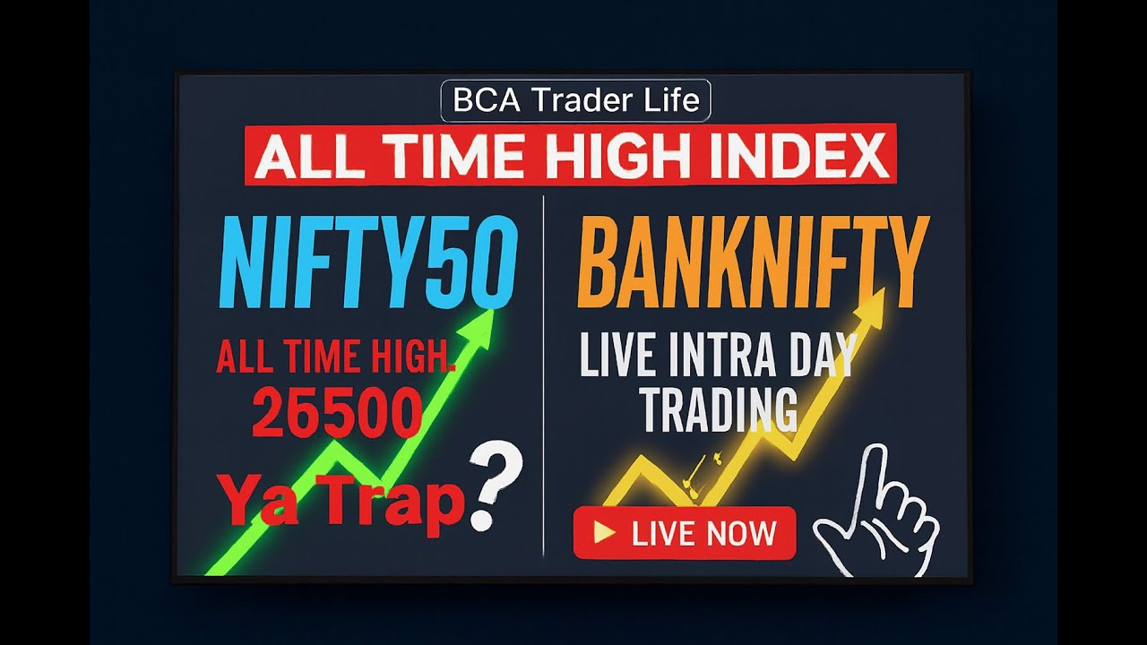 Live Trading Today Intraday 🏔️: Nifty & Crypto Analysis | BCA Student Trader Life" 