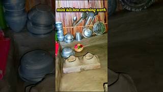 Mini house,Mini Kitchen 🍳 | Tiny Cooking Fun 😍 #shorts#tinyhouse #youtubeshorts#viralvideo#trending