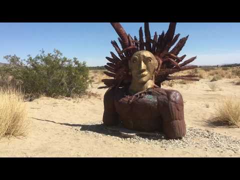 Video: Các tác phẩm điêu khắc của Borrego Springs của Galleta Meadows