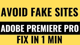 Premiere Pro Download + Install Tutorial (Creative Cloud Method)