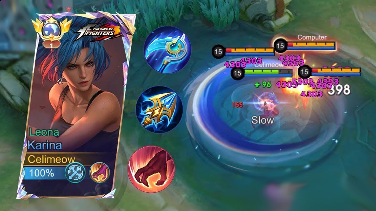 THIS KARINA BUILD IS TOO OP — GAMEPLAY KARINA MLBB