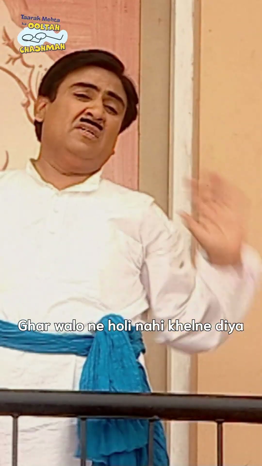 ghar walo ne holi nahi khelne diya! !#tmkoc #trending #holi  #funny #comedy #relatable #cricket