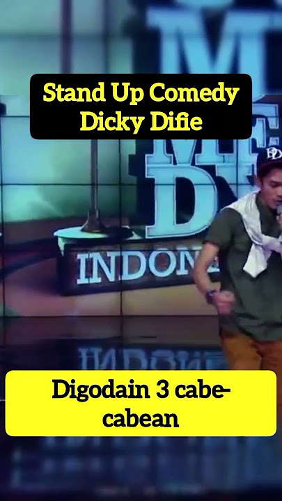Digodain 3 cabe-cabean - Stand up Comedy Dicky Difie #shorts #standup #standaupcomedy #dickydifie