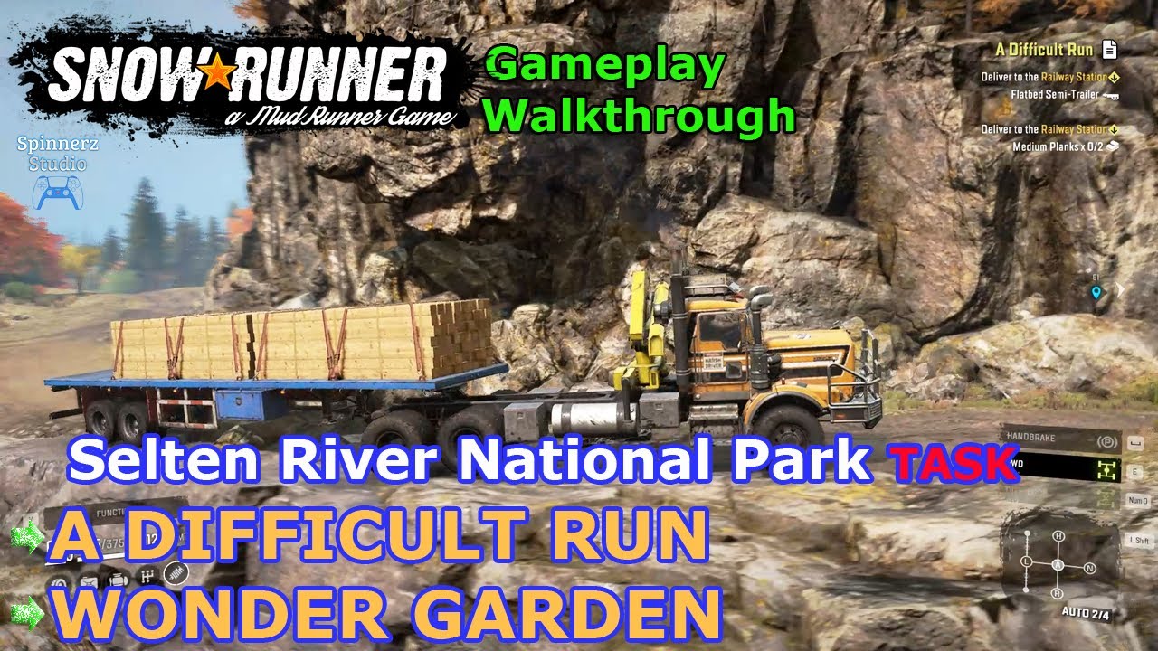 SnowRunner - A Difficult Run | Wonder Garden | Selten River National Park, Washington (Task)Phase 16