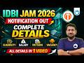 IDBI JAM Notification Out 2026 | Eligibility, Salary, Vacancy &amp; Exam Pattern | Complete Details