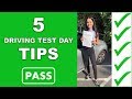 Top 5 Driving Test Day Tips | How to Pass Your Driving Test