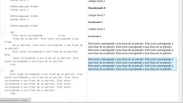 05. HTML. Párrafos y texto predefinido.