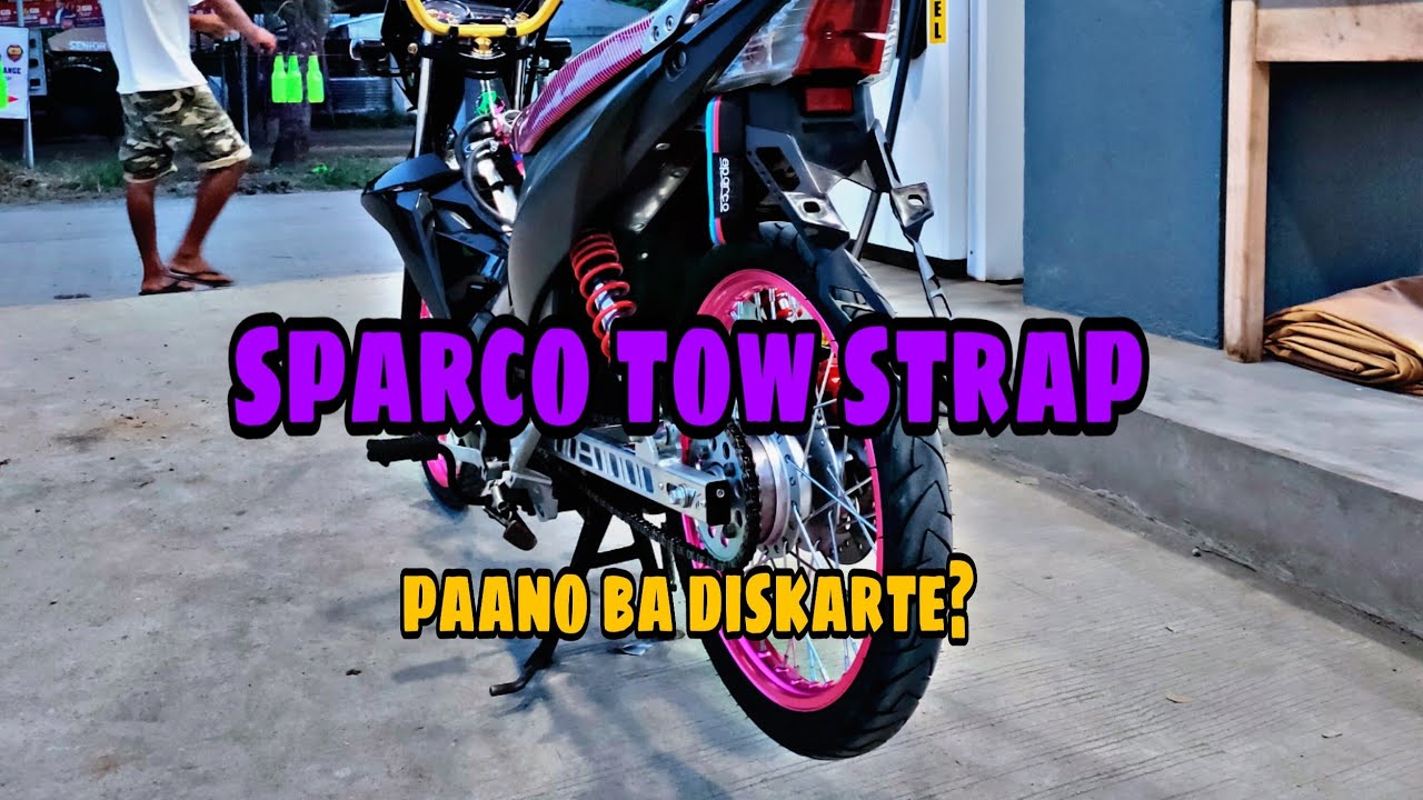 installing SPARCO TOW STRAP my XRM 125 FI Thai inspired YouTube