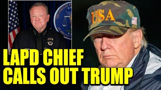 Trump’s False Claim SLAMMED by LAPD Chief