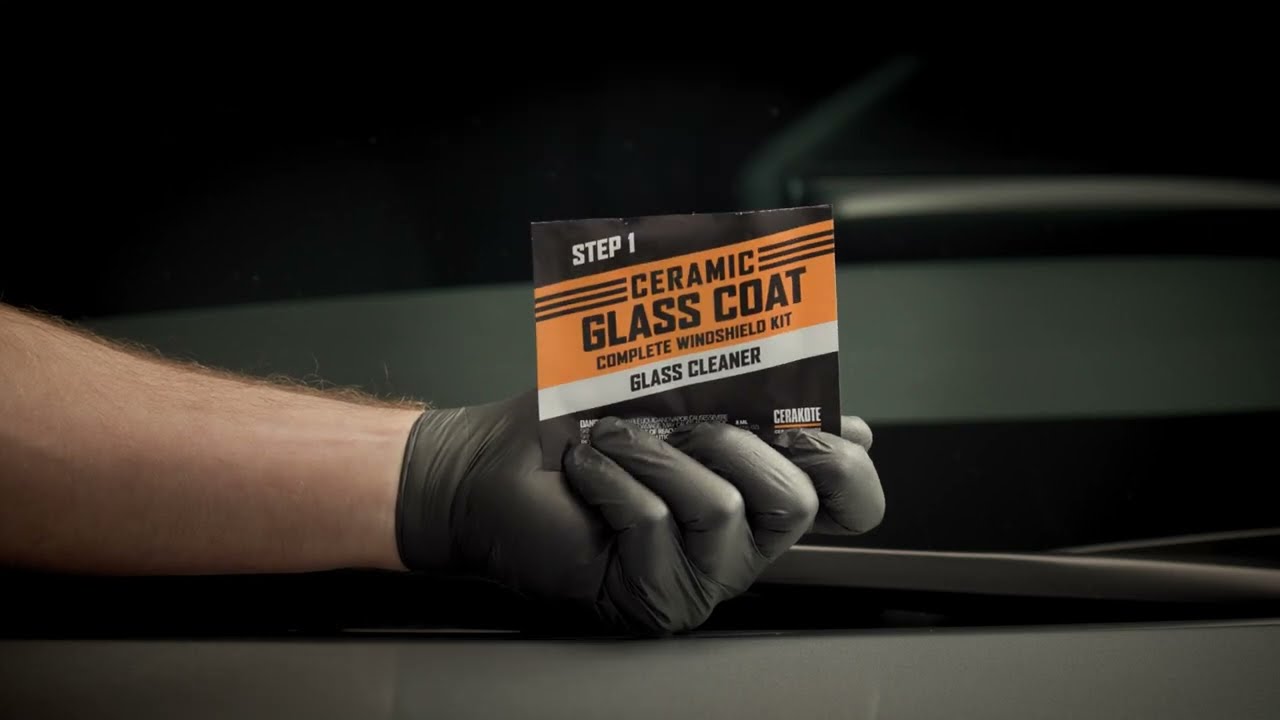CERAKOTE CERAMIC GLASS COAT WINDSHIELD KIT Application Video YouTube