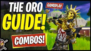 The ORO Guide in Fortnite! Combos + Gameplay! Free Wrap and Harvesting Tool!