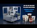 Automatic Cup Filling Machine AF-35-ST-ZH | Filling & Sealing