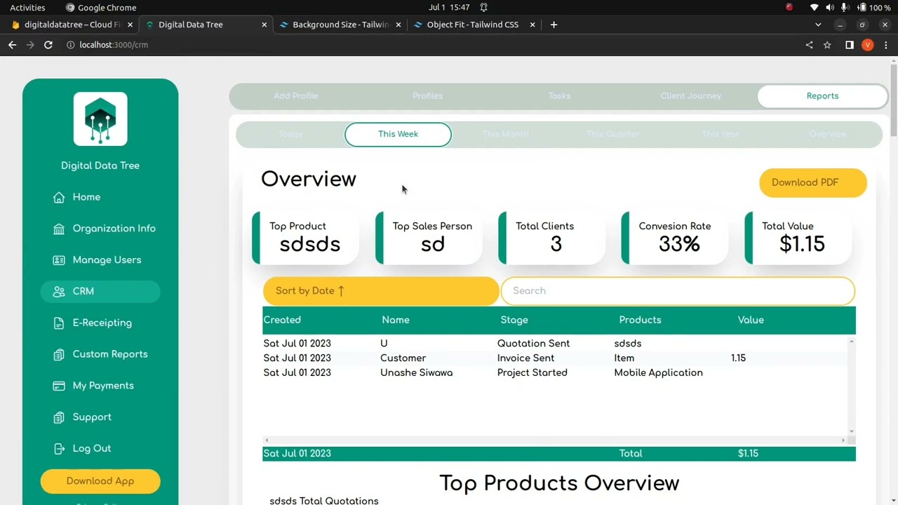 How to see automated reports on client engagement and growth
