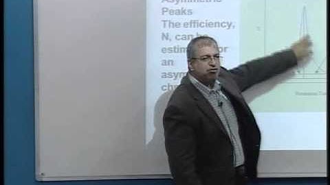 Lecture 33: An Introduction to Chromatographic Separations(2)