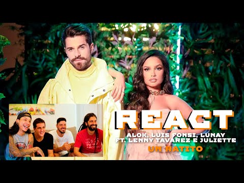 react Alok, Luis Fonsi, Lunay - Un Ratito ft. Lenny Tavárez, Juliette (Music Video) 🔥 reagindo
