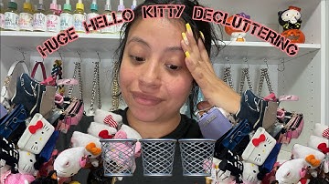 DECLUTTERING HELLO KITTY & PURSES!! 🗑️😭